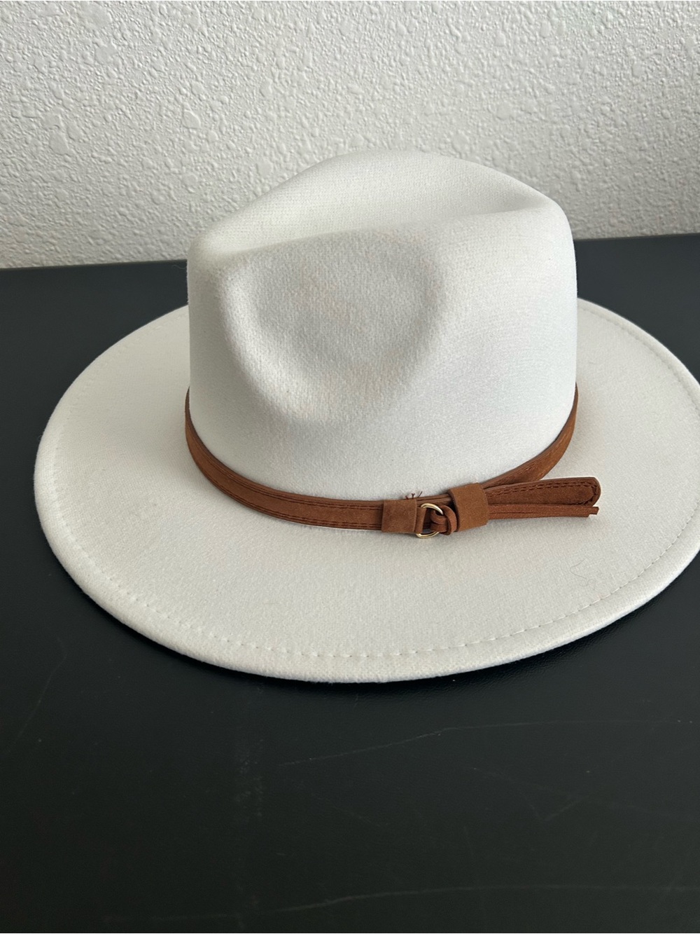 White Fedora Hat UNISEX
